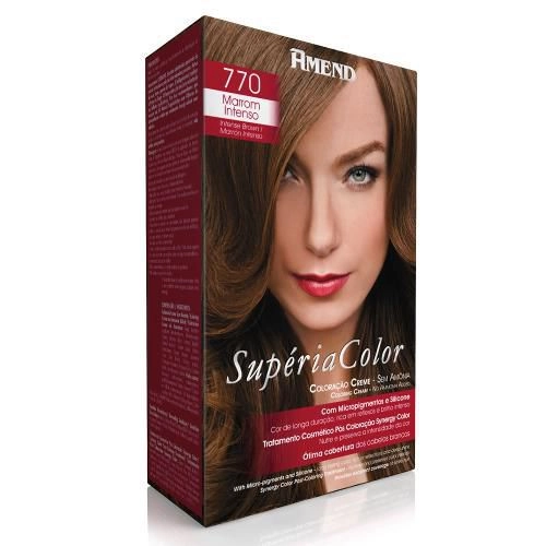Produto: Tonalizante Louro Médio Marrom 770 Amend Supéria Color 40g
