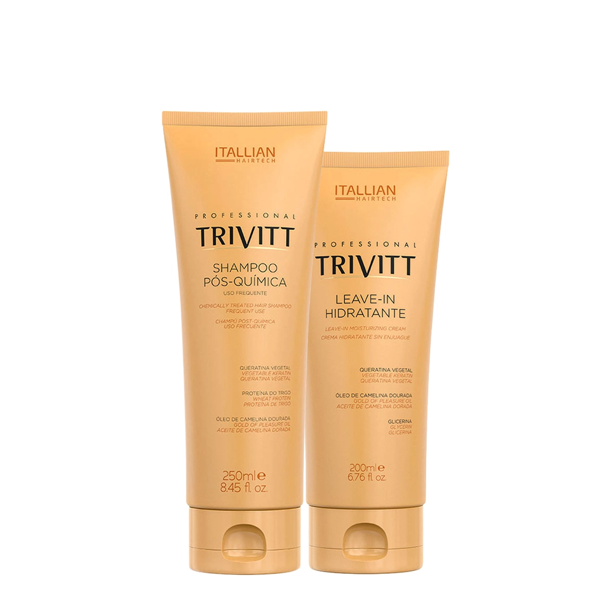 Produto: Kit Trivitt Professional Pós-Química Shampoo Leave-in (2 produtos)