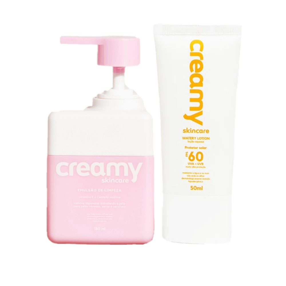 Produto: Kit Creamy Skincare Rotina Antimanchas para Peles Oleosa ou Mista (6 Produtos)