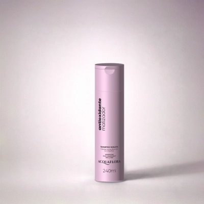 Produto: Shampoo Desamarelador Antioxidante Acquaflora 240ml