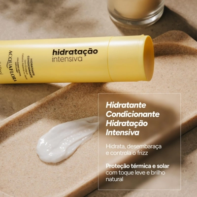 Produto: Hidratante Condicionante Sem Enxágue Acquaflora Hidratação Intensiva 240ml