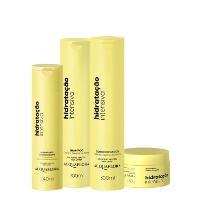 Produto: Kit Acquaflora Hidratação Intensiva Home Care Hidratante (4 produtos)