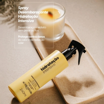 Produto: Leave-in Spray Hidratação Intensiva Acquaflora Hidratação Intensiva 240ml