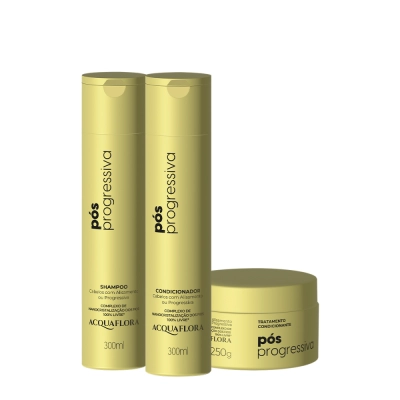 Kit Acquaflora Pós-Progressiva Home Care (3 produtos) Produto: Kit Acquaflora Pós-Progressiva Home Care (3 produtos)