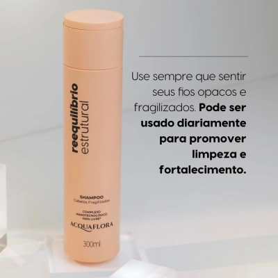 Produto: Shampoo Reequilíbrio Estrutural Acquaflora 300ml