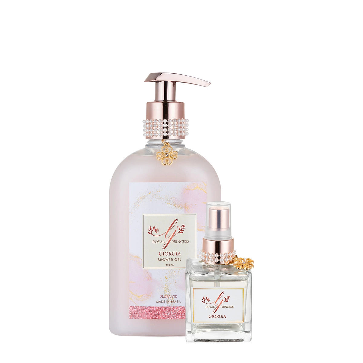 Produto: Kit Flora Vie Royal Princess Giorgia Sabonete Líquido e Eau de Cologne (2 produtos)