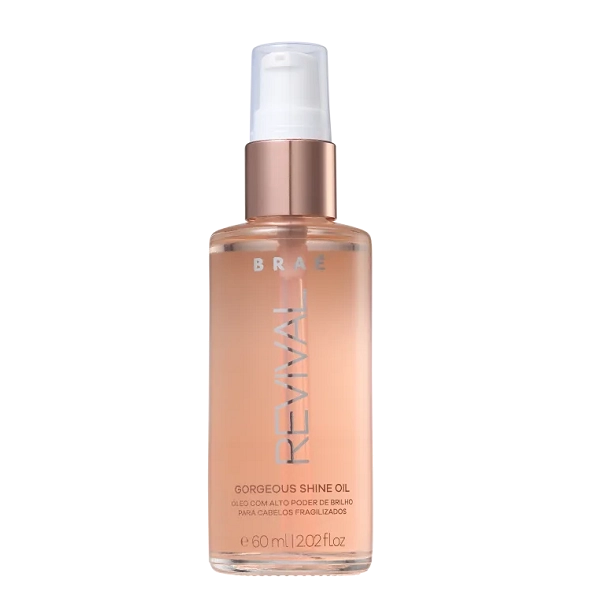 Produto Kit Máscara de Reconstrução e Gorgeous Shine Oil Braé Revival 200g e 60ml