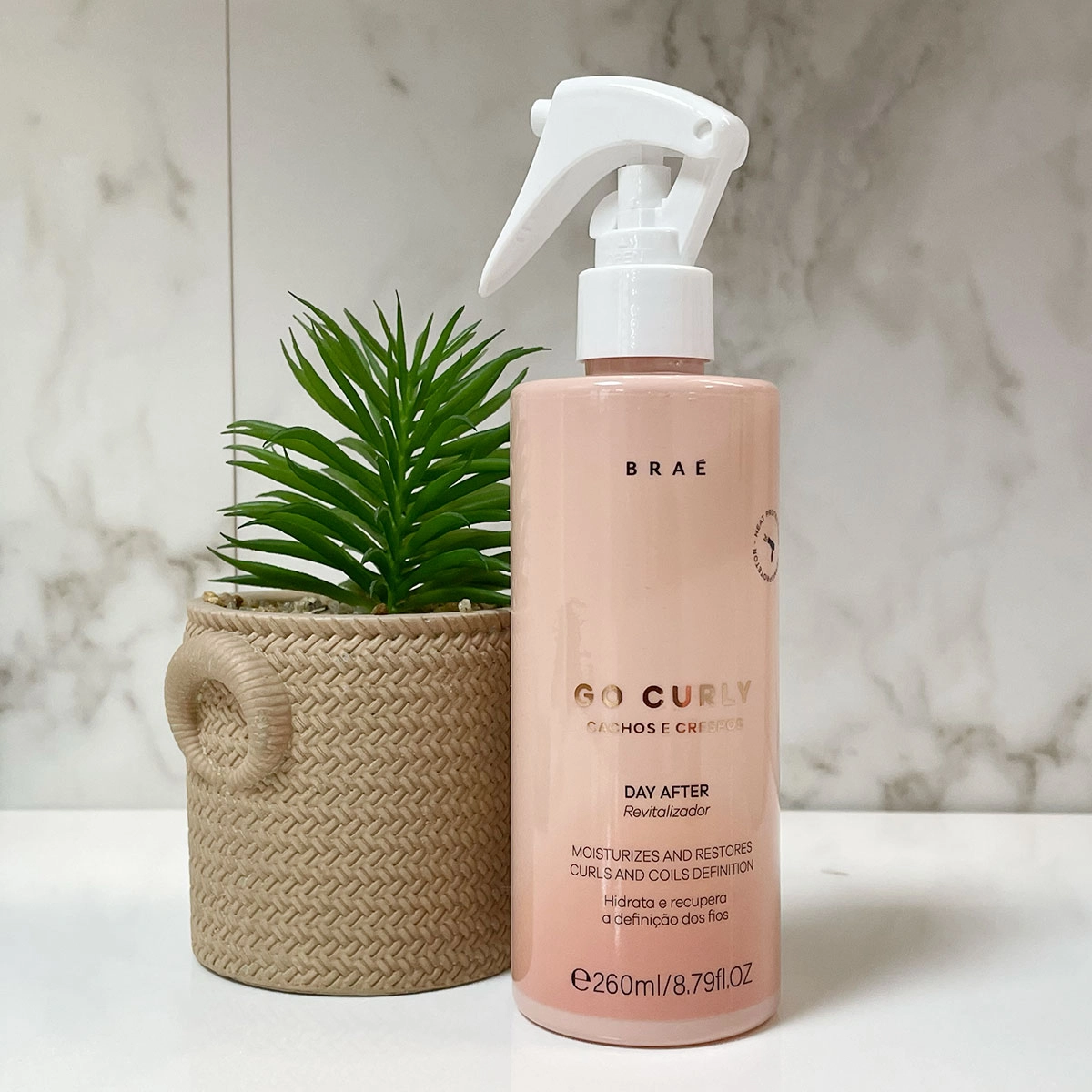 Produto: Braé Go Curly Cachos e Crespos Day After - Spray Condicionante 260ml