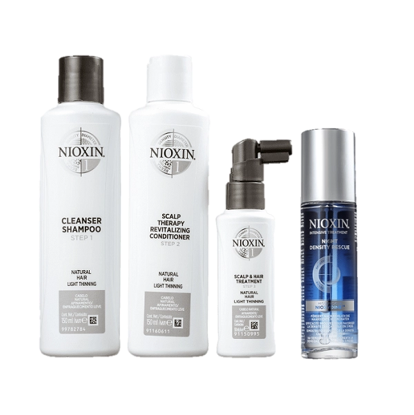 Produto: Kit Nioxin Small Kit Sistema 1 150ml 3 e Serum Noturno 70ml
