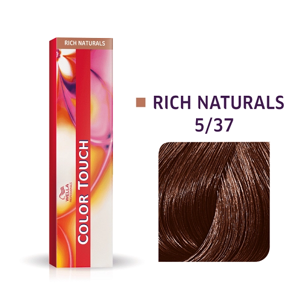 Produto: Tonalizante Color Touch 5/37 Castanho Claro Dourado Marrom Wella Professionals 60g