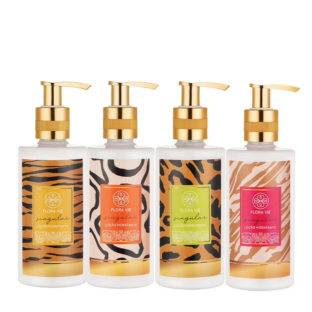Produto: Kit Flora Vie Singular Loção Hidratante Completo (4 Produtos)
