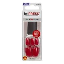 Produto: KISS NY UNHA IMPRESS COLOR MD CAMERA REA BIPM191BR - Médio