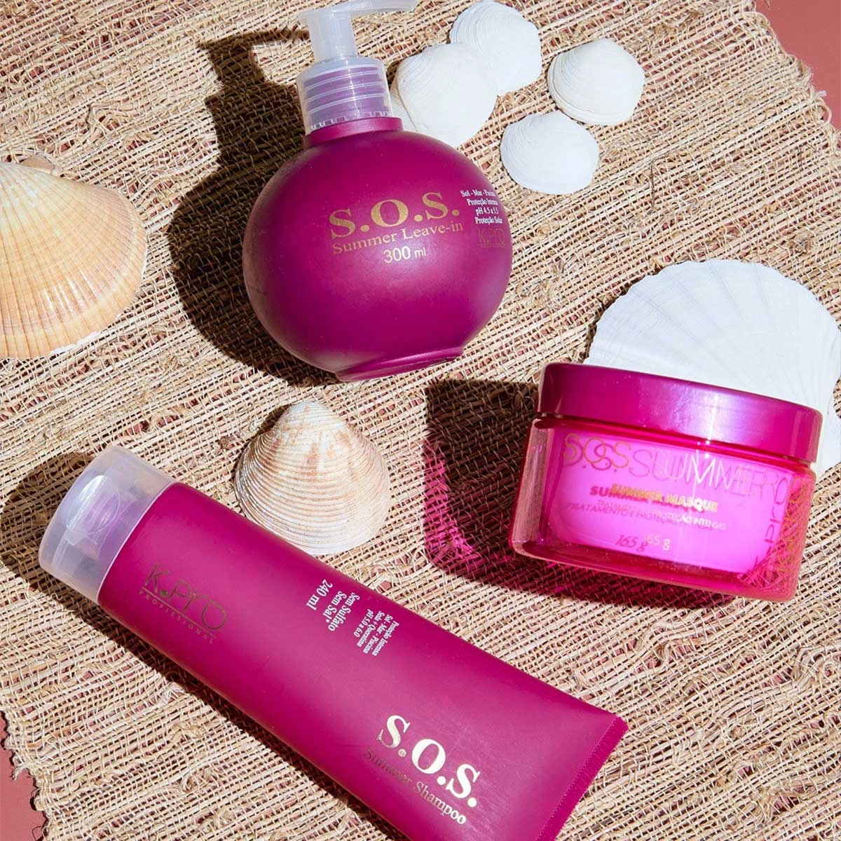 Produto: Kit K.Pro S.O.S. Summer Shampoo e Máscara (2 produtos)
