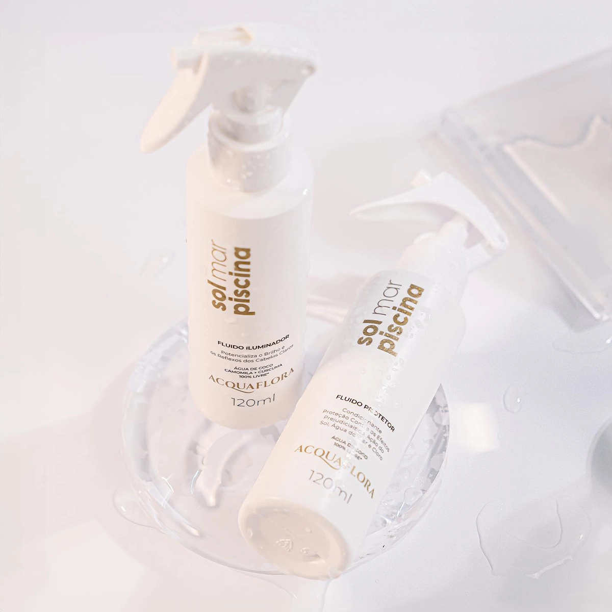 Produto: Fluido Protetor Leave-in Sol Mar Piscina Acquaflora 120ml