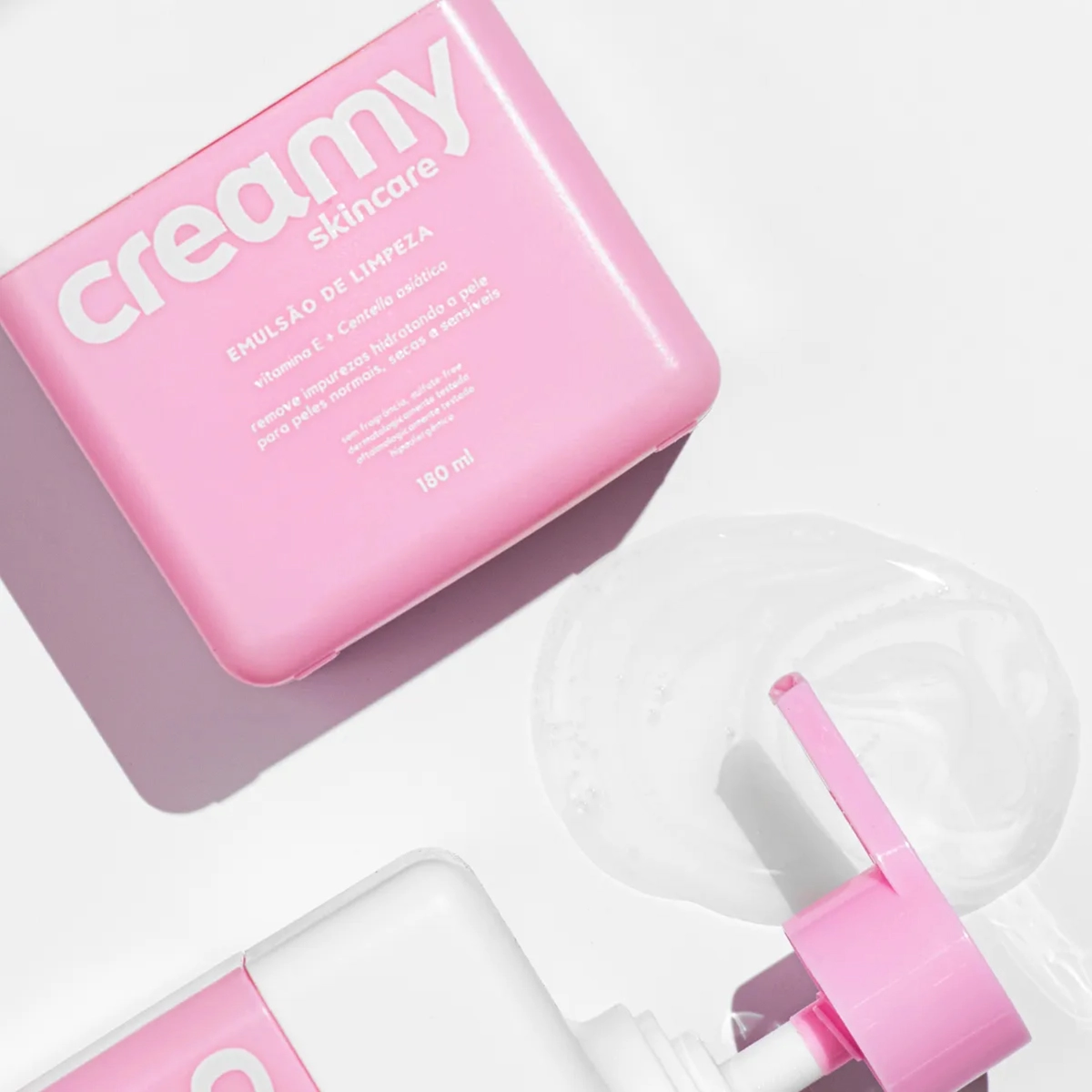Produto: Kit Creamy Skincare Emulsão de Limpeza e Escova de Limpeza Facial 2 em 1 (2 produtos)