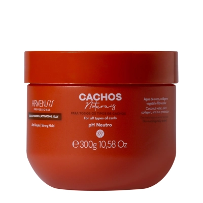Produto Gelatina Ativadora Alta Fixação Arvensis Cachos Naturais 300g
