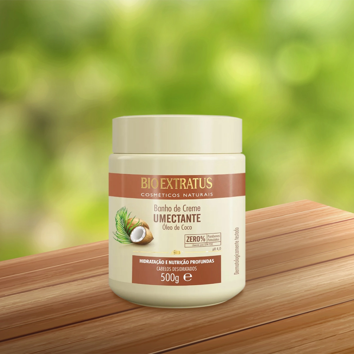 Produto: Banho De Creme Óleo De Coco Bio Extratus Umectante 500g