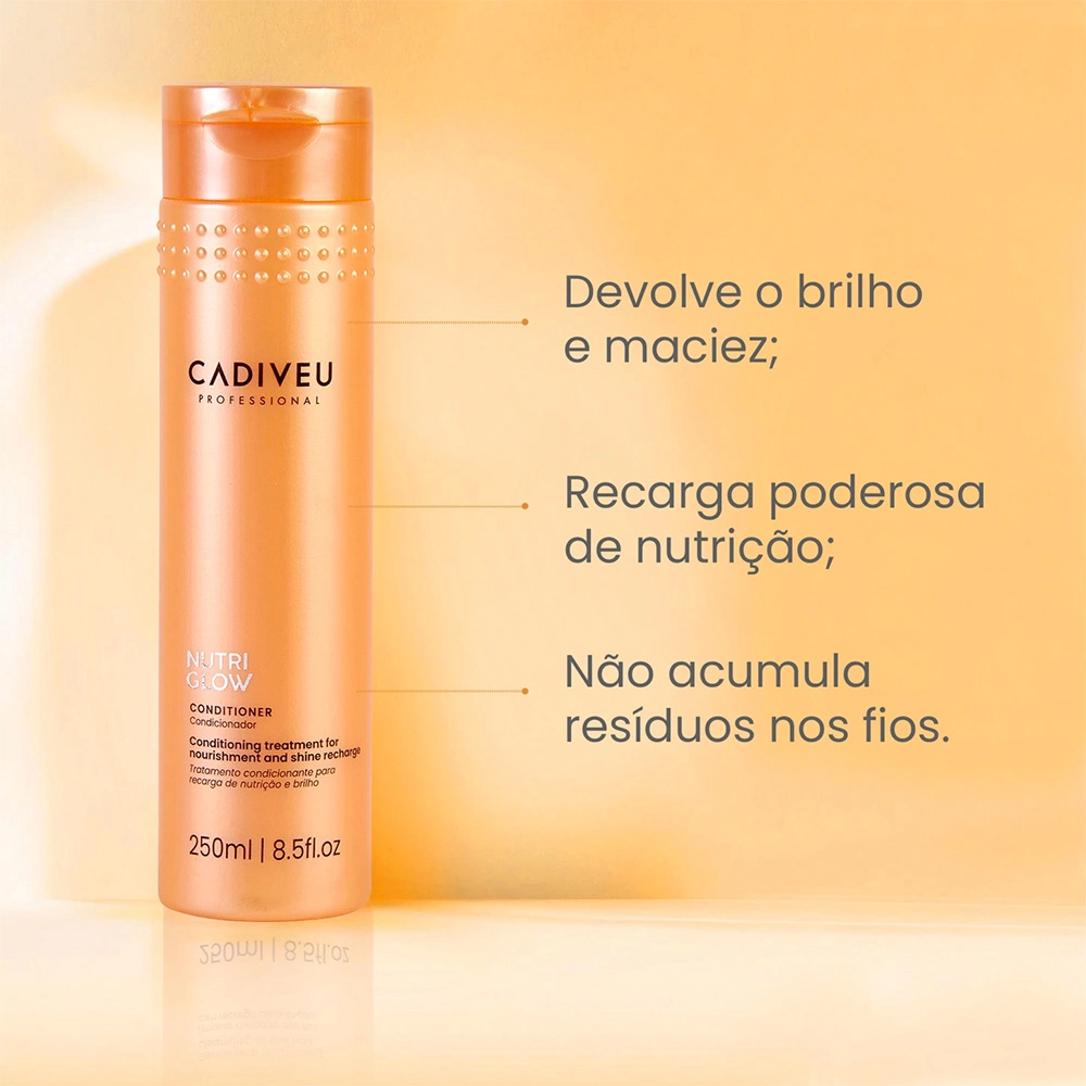 Produto: Kit Cadiveu Professional Nutri Glow Duo e Supreme Final Style Oil (3 produtos)