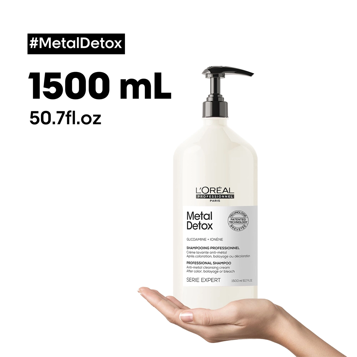 Produto: Kit L'Oréal Professionnel Metal Detox Pré Shampoo Máscara G e Shampoo (3 produtos)