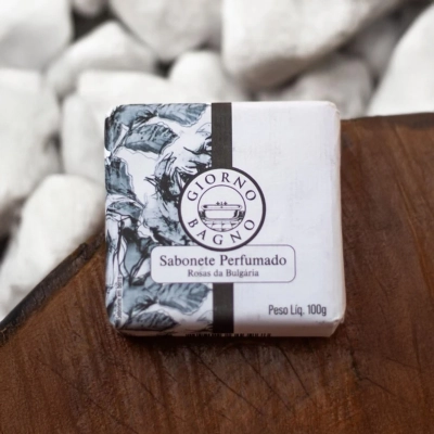 Produto Sabonete Vegetal Rosas da Bulgária Giorno Bagno 100g