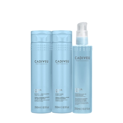 Produto Kit Cadiveu Hydra Pro Shampoo 250ml Condicionador 250ml e Leave-in 200ml