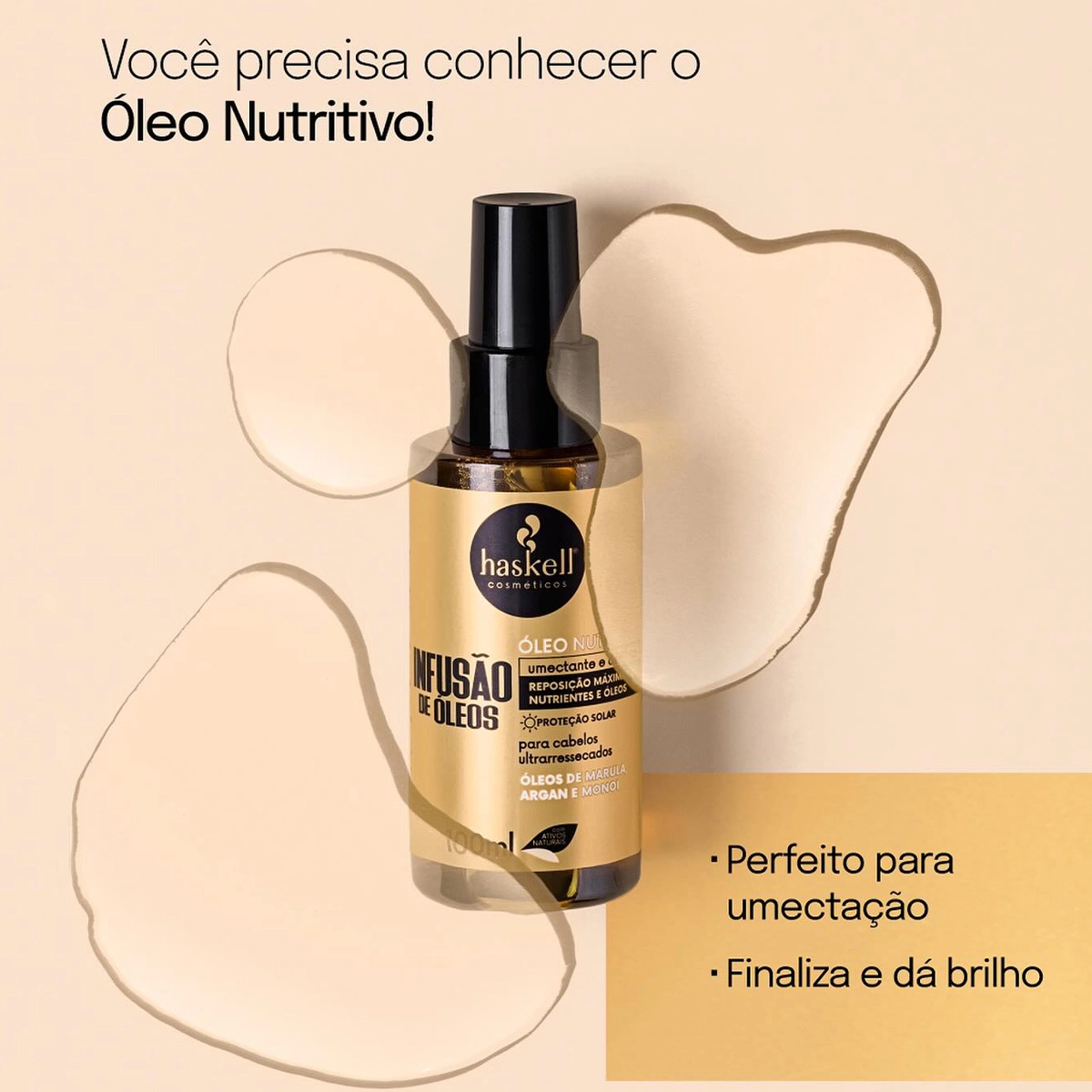 Produto: Kit Haskell Infusão de Óleos Shampoo Condicionador Máscara e Óleo (4 produtos)