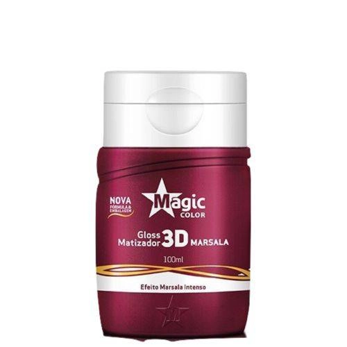 Produto: Matizador 3D Marsala100 Ml, Magic Color