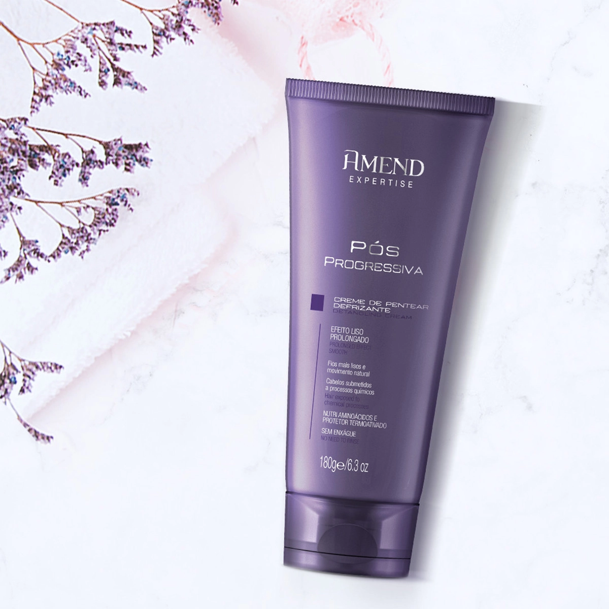Produto: Creme de Pentear Defrizante Pós Progressiva Amend Expertise 180g
