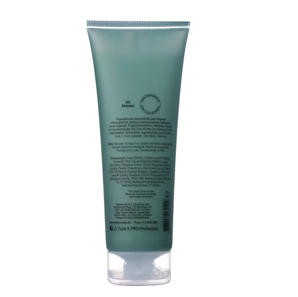 Produto: Shampoo Ice Sem Sal K.Pro Profissional 240ml