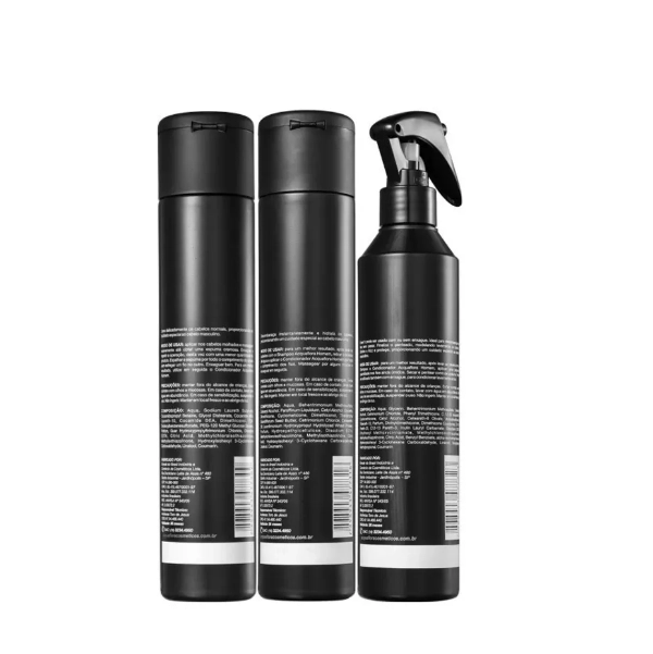 Produto: Kit Shampoo Condicionador e Spray Leave-in Acquaflora Homem Cabelos Normais 300ml 300ml 240ml