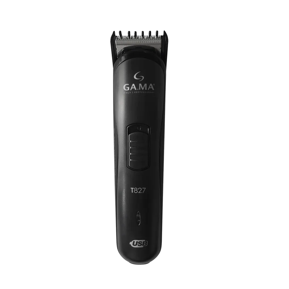 Gama Italy Black Titanium USB T827 - Máquina de Corte e Acabamento Bivolt Produto: Gama Italy Black Titanium USB T827 - Máquina de Corte e Acabamento Bivolt