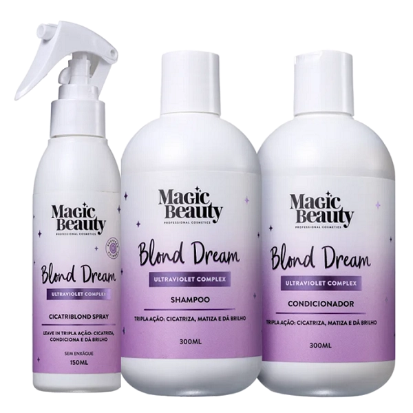 Produto: Magic Beauty Blond Dream - Shampoo+Condicionador 300ml+Leave-in 150ml