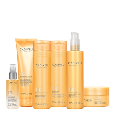 Kit Cadiveu Professional Nutri Glow Booster Home Care Leave-in Oil (6 produtos) Produto: Kit Cadiveu Professional Nutri Glow Booster Home Care Leave-in Oil (6 produtos)