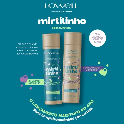 Condicionador Infantil Mirtilinho Lowell Mirtilinho 240ml Produto Condicionador Infantil Mirtilinho Lowell Mirtilinho 240ml