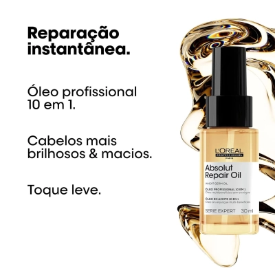 Produto Kit L'Oréal Professionnel Pro Longer Shampoo 240ml e Óleo Reparador 30ml