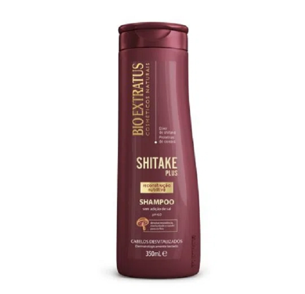 Produto: Kit Tratamento Capilar Bio Extratus Shitake Plus Shampoo Condicionador 350g e Máscara 250g