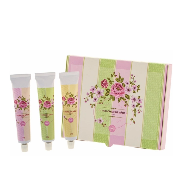 Flora Vie Kit Classic Trio Creme de Mãos Produto: Flora Vie Kit Classic Trio Creme de Mãos