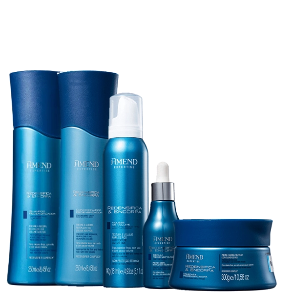 Amend Redensifica & Encorpa Kit Completo 5 Produtos Produto: Amend Redensifica & Encorpa Kit Completo 5 Produtos