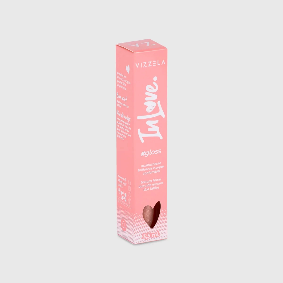 Produto: Gloss Labial In Love 08 Docinho Vizzela 3,5g