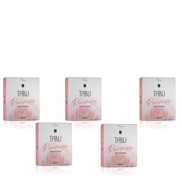 Produto: Tabu Deo Colônia - Romance 60ml 5 Unidades