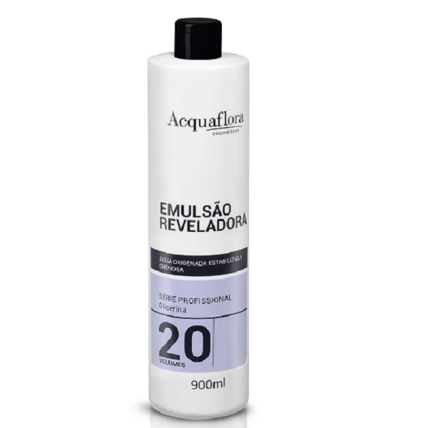 Produto: Kit Descoloração Acquaflora Pó Rápido 300g Emulsão Reveladora 20 Volumes e 30 Volumes 900ml