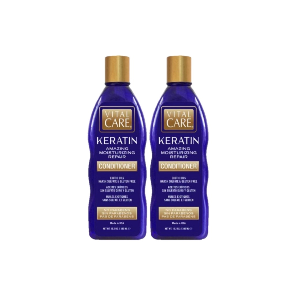 Kit Vital Care Keratin - Condicionador 300ml (2 unidades) Produto: Kit Vital Care Keratin - Condicionador 300ml (2 unidades)