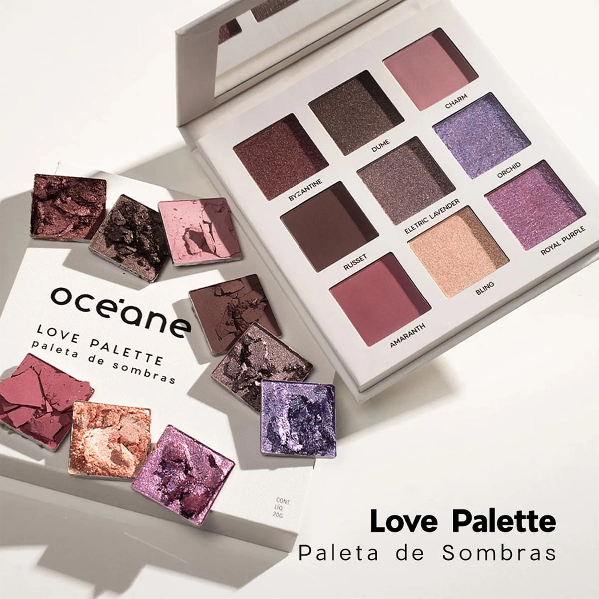 Produto: Paleta de Sombras Limited Love Océane Linha Limited Love 20g