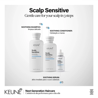 Produto Kit Keune Scalp Sensitive Tratamento Capilar 2 Produtos