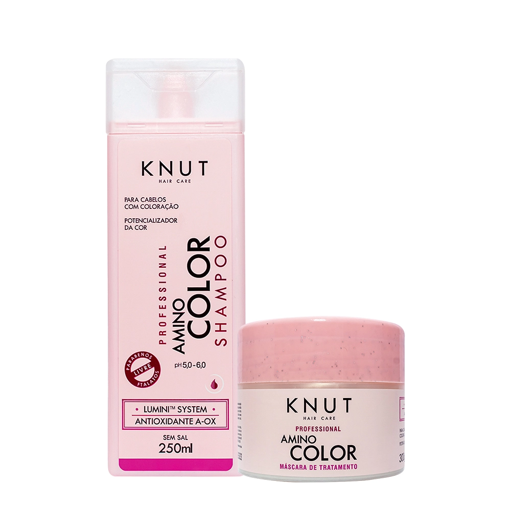 Produto: Kit Knut Professional Amino Color Shampoo e Máscara (2 produtos)