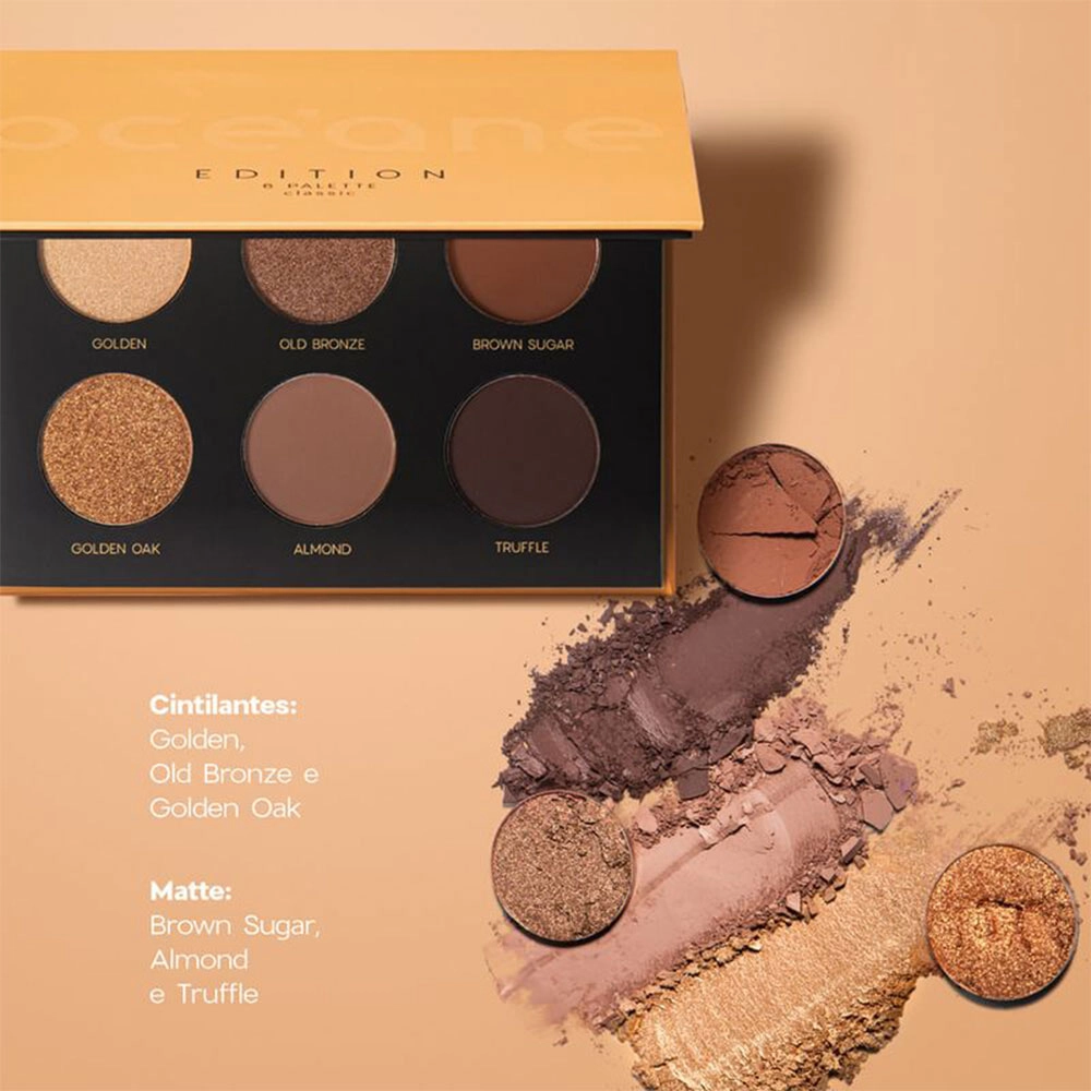 Produto: Kit Océane Edition Paletas Contour & Hightlight + Caneta Line My Eyes e Sombra Classic (4 produtos)