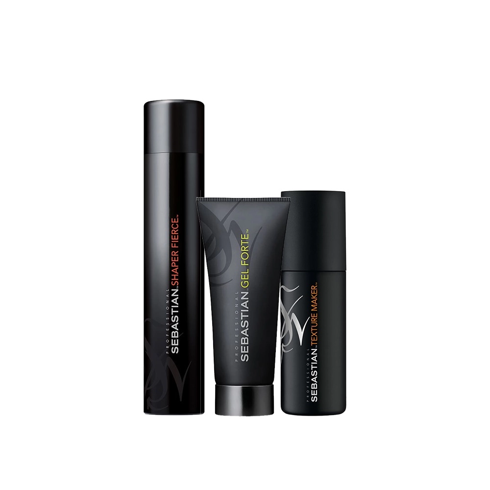 Produto: Kit Sebastian Professional Form Texture Fierce (3 produtos)