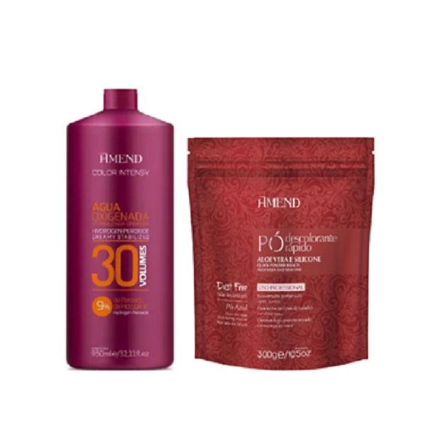 Amend Po Aloe Vera e Silicone 300g Oxigenada V30 950ml Produto: Amend Po Aloe Vera e Silicone 300g Oxigenada V30 950ml