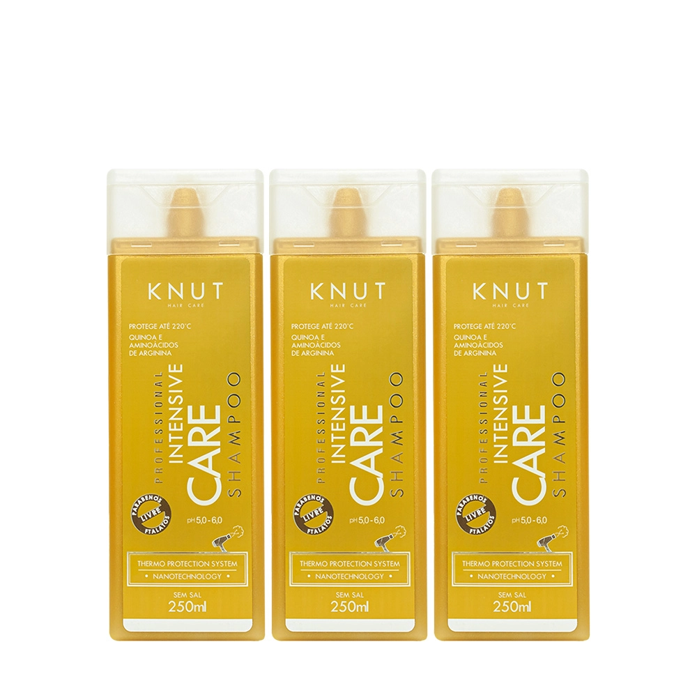Produto: Kit Knut Intense Care Shampoo 250ml (3 unidades)