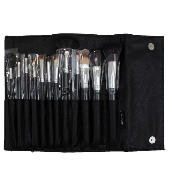 Produto: Meily's Kit De Pinceis Profissionais + Bolsa De Couro 12 Pinceis